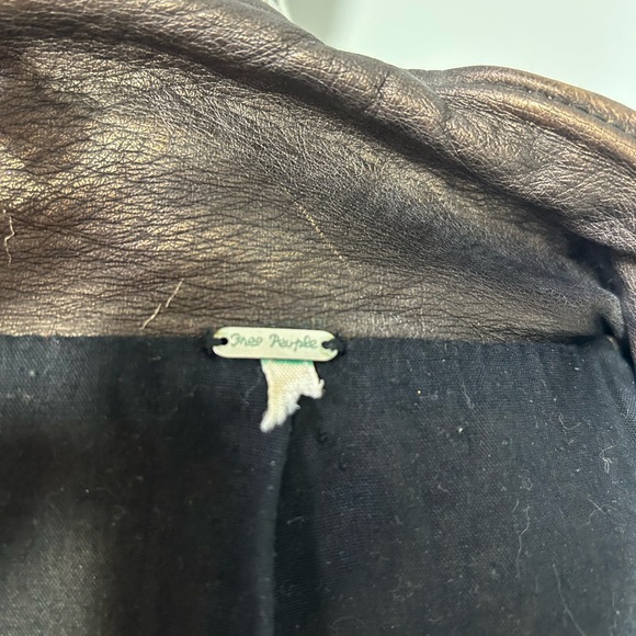 Free People Faux Leather Jacket - Picture 5 of 5